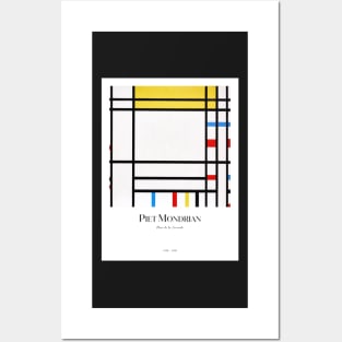 Place de la Concorde by Mondrian with text Posters and Art